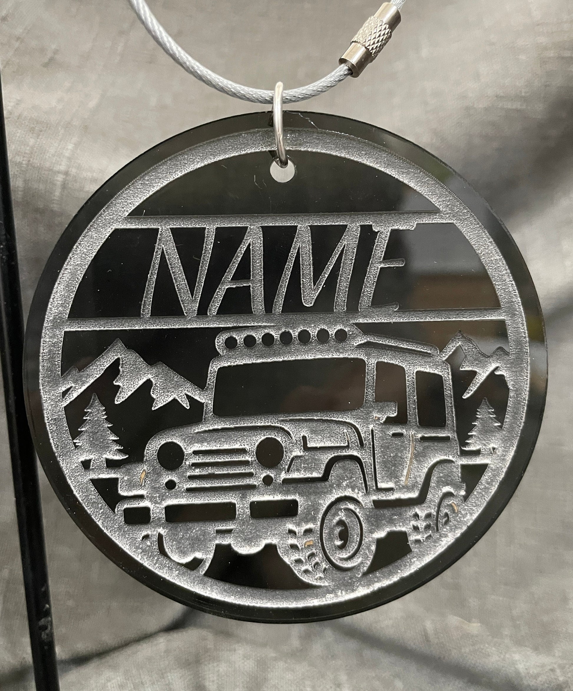 Off Road Vehicle Adventure Personalized - Car Jewelry