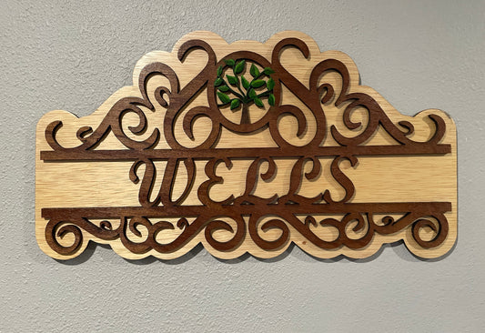 Personalized Family Tree Plaque