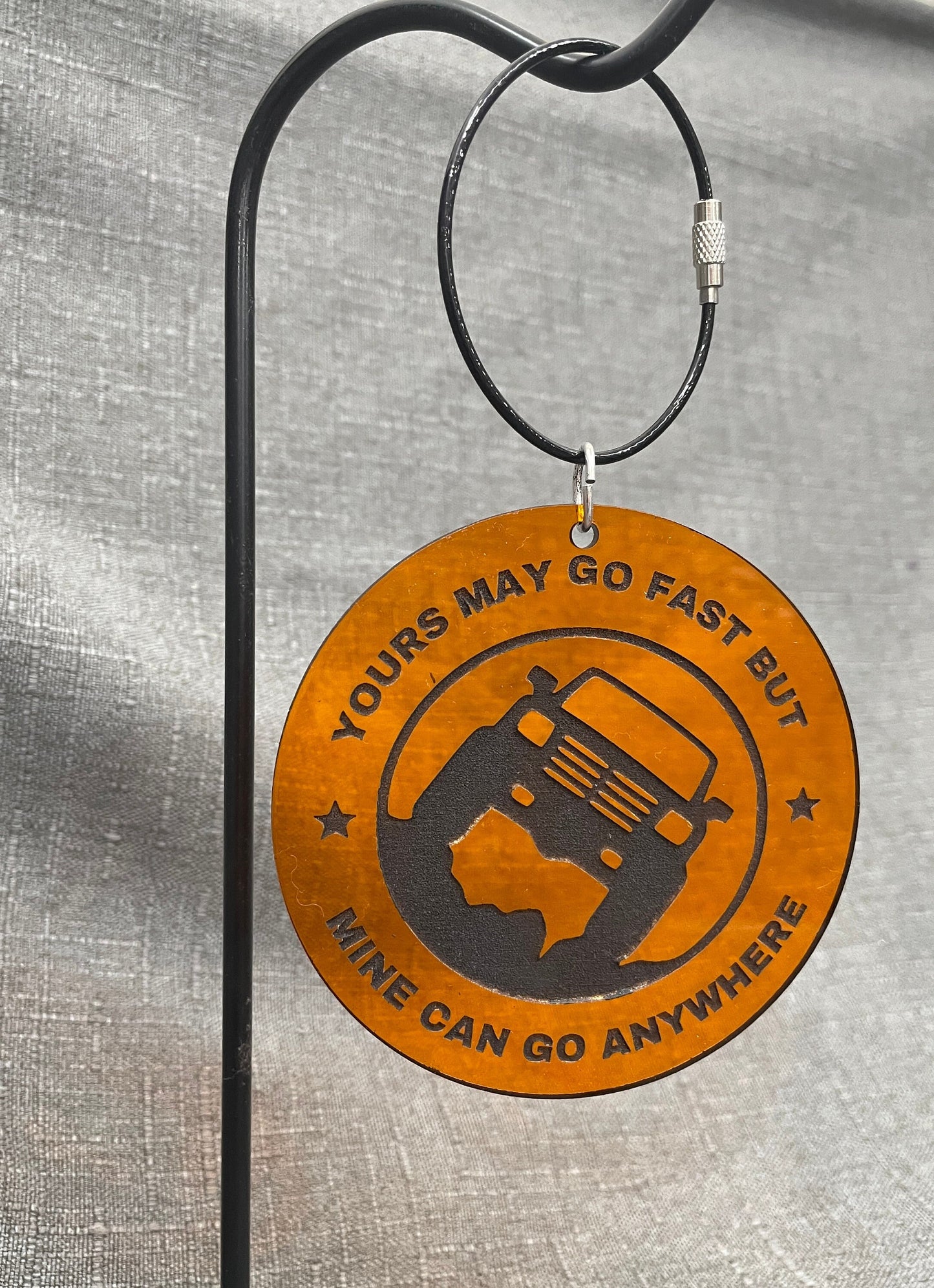 Go Anywhere Acrylic Off Road Vehicle Charm