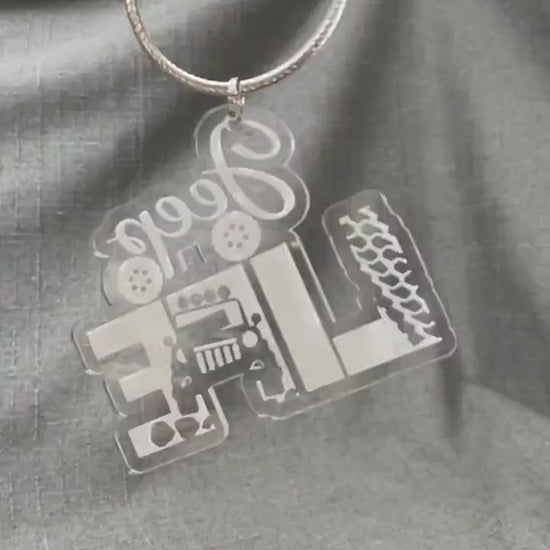 Jeep Life Car Charm – Custom Charm for Jeep Enthusiasts